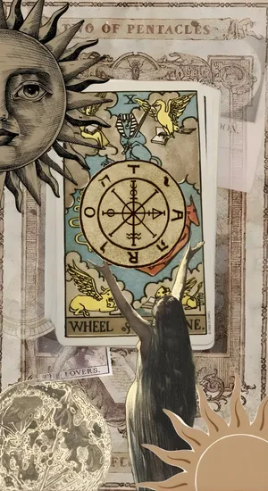 Wheel Of Fortune Tarot Wallpaper