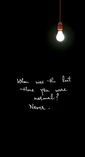 When Were You Normal Wallpaper