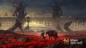 Where Winds Meet Epic Battle Scene Wallpaper