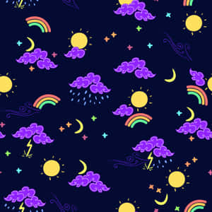 Whimsical_ Weather_ Patterns Wallpaper