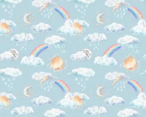 Whimsical_ Weather_ Patterns Wallpaper