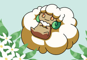 Whimsicott Lying On Back Wallpaper