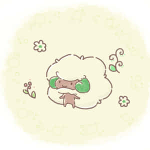 Whimsicott Plants Aesthetic Wallpaper