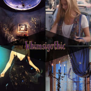 Whimsigoth Aesthetic Collage Wallpaper