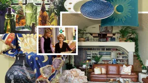 Whimsigoth Interior Design Collage Wallpaper