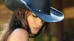 Whispering Cowgirl Wallpaper