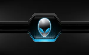 White Alienware Blue Eyes Wallpaper