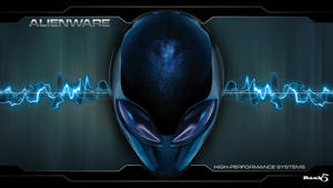 White Alienware High Performance System Wallpaper