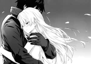 White And Black Anime Pfp Couple Wallpaper