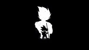 White And Black Anime Pfp Goku Wallpaper