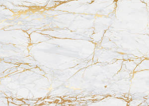 White And Gold Breccia Marble Desktop Wallpaper