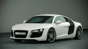 White Audi R8 Wallpaper