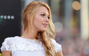 White Blouse Blake Lively Wallpaper