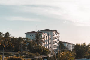 White Building In Nicaragua Wallpaper