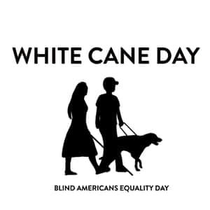White Cane Safety Day Graphic Wallpaper