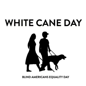 White Cane Safety Day Graphic Wallpaper