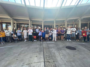 White Cane Safety Day Group Gathering Wallpaper