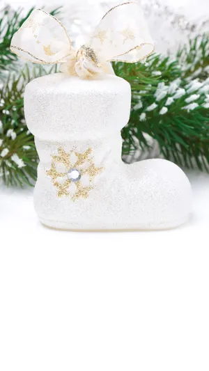 White Christmas Socks Iphone Wallpaper