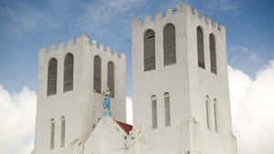 White Church In Apia Wallpaper