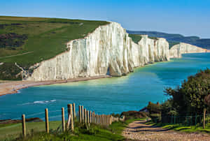 White Cliffs Of Dover Scenic View Wallpaper