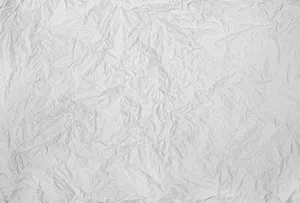 White Crumpled Paper Appearance Wallpaper