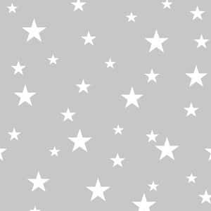White Cute Stars Pattern Wallpaper