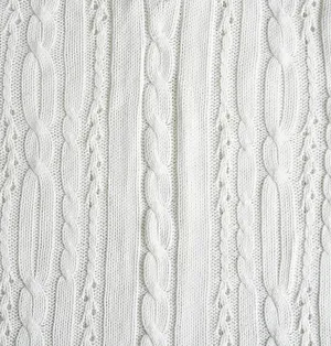 White Finely Knitted Sweater Clothing Wallpaper