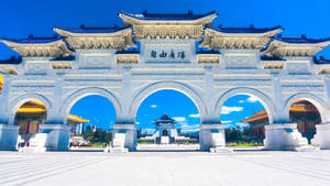 White Gate In Taipei Wallpaper