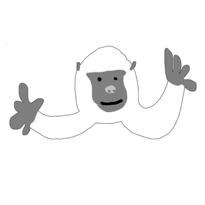 White Gorilla Tag Pfp Wallpaper