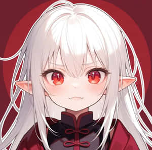 White Haired Vampire Pfp Wallpaper
