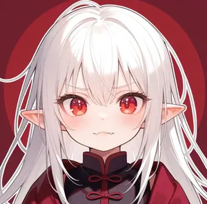 White Haired Vampire Pfp Wallpaper