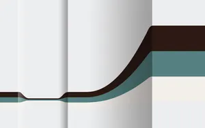 White Hd Abstract Segments Wallpaper