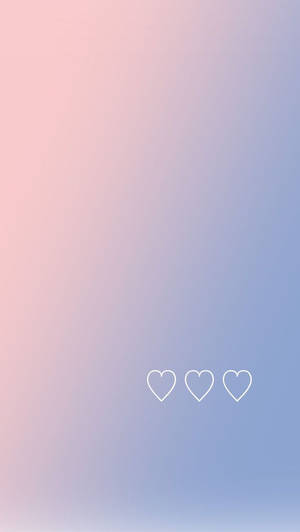 White Hearts Cute Iphone Lock Screen Wallpaper