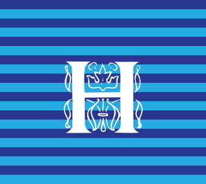 White Letter H Wallpaper