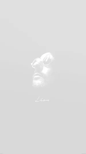 White Minimalist Lennon Iphone Wallpaper