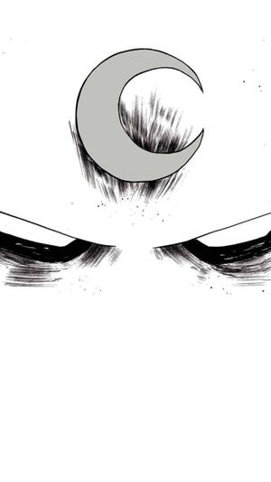 White Moon Knight Closed-up Wallpaper