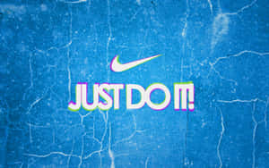 White Nike Just Do It Wallpaper