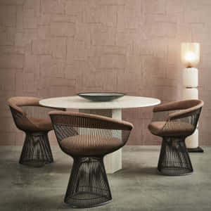 White Oblong Table [wallpaper] Wallpaper