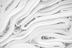 White Paper Wavy Background Wallpaper