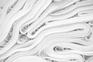 White Paper Wavy Background Wallpaper