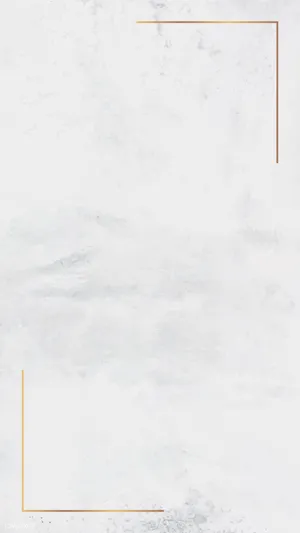 White Pastel With Gold Borders Wallpaper