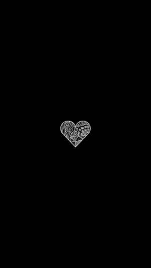 White Pattern Heart Pfp Wallpaper