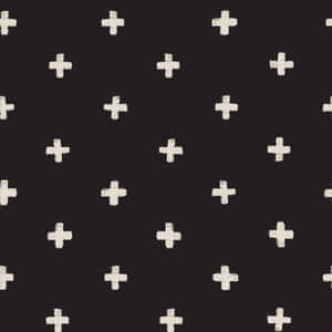 White Plus Patterns Wallpaper