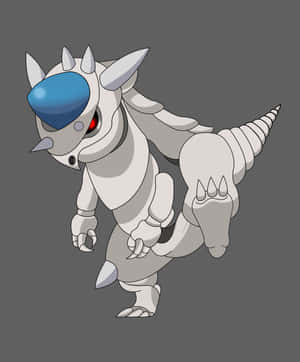 White Rampardos Wallpaper