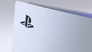 White Shining Ps5 Console Wallpaper