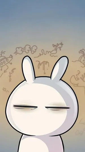 White Sleeping Emoji Cartoon Iphone Wallpaper