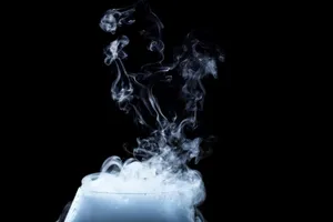 White Smoke From Wineglass Wallpaper