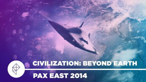 White Spaceship Civilization Beyond Earth Wallpaper