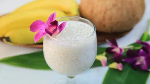 White Tapioca Pearls Wallpaper