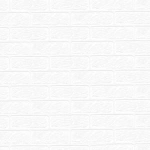 White Texture Brick Wall Wallpaper